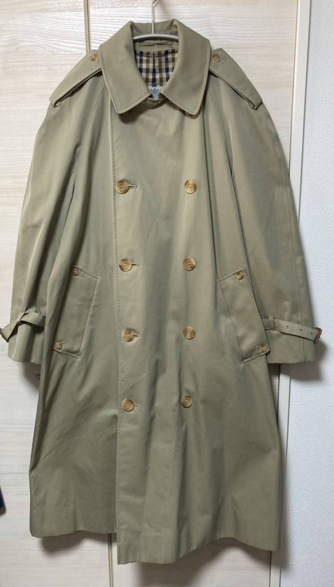 税込】 トレンチ アクアスキュータム SHORT36 COAT TRENCH ボガート