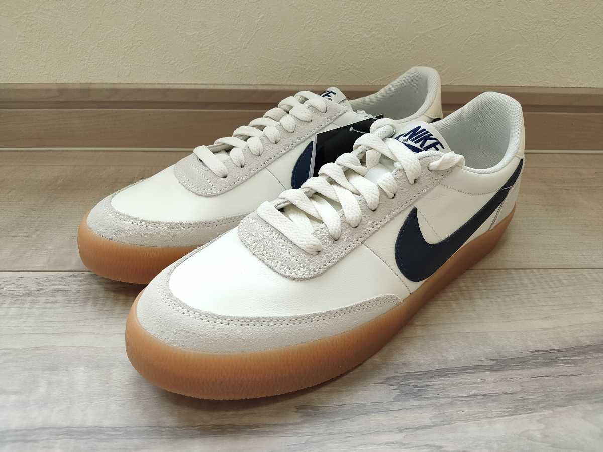 28cm 新品 NIKE × J.CREW KILLSHOT 2 LEATHER ナイキ × ジェイクルー キルショット 2 レザー 白×紺 ネイビー JCREW J CREW Jクルー_画像1