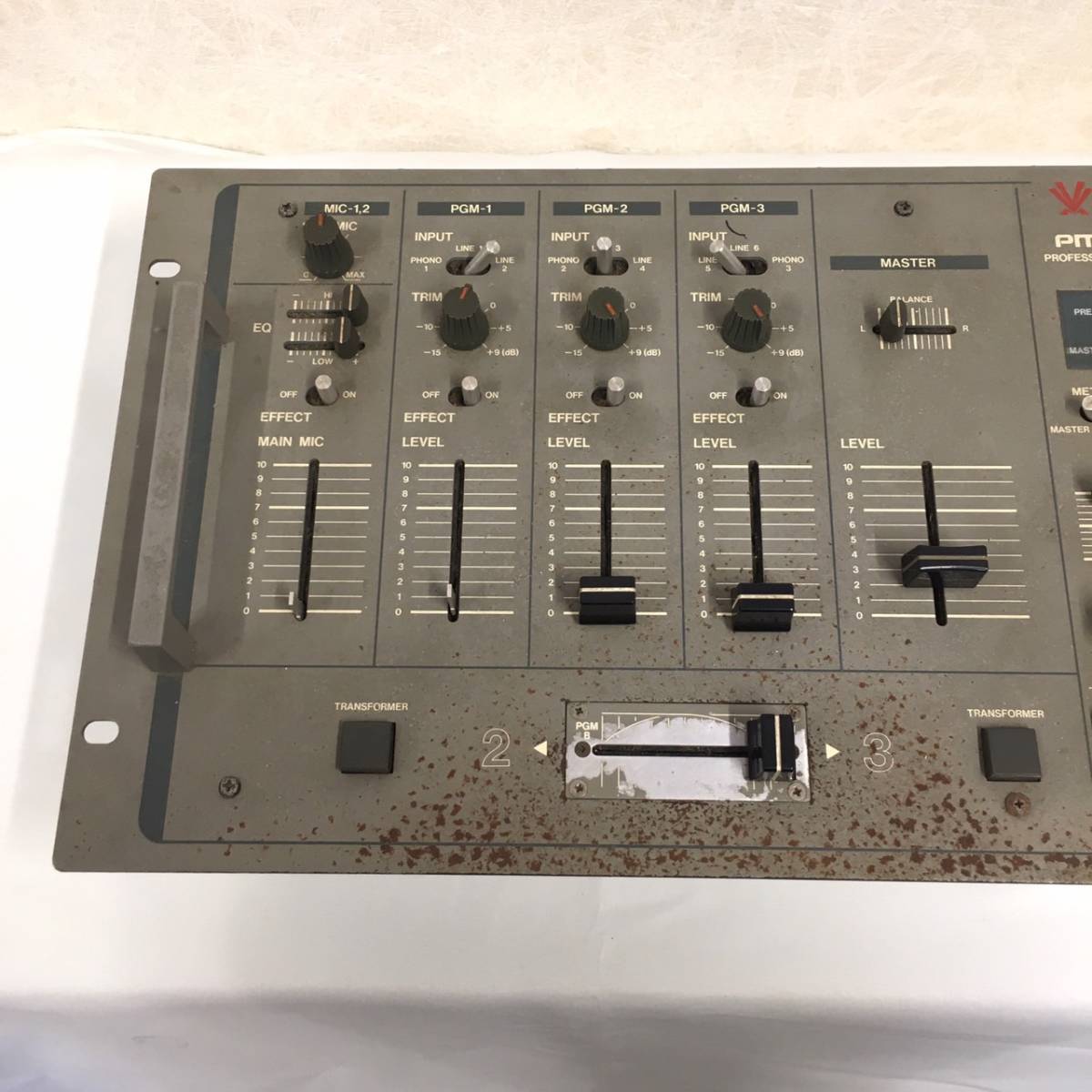 M24 VESTAX ベスタクスミキサーDJミキサーPMC-15SL 動作未確認-日本