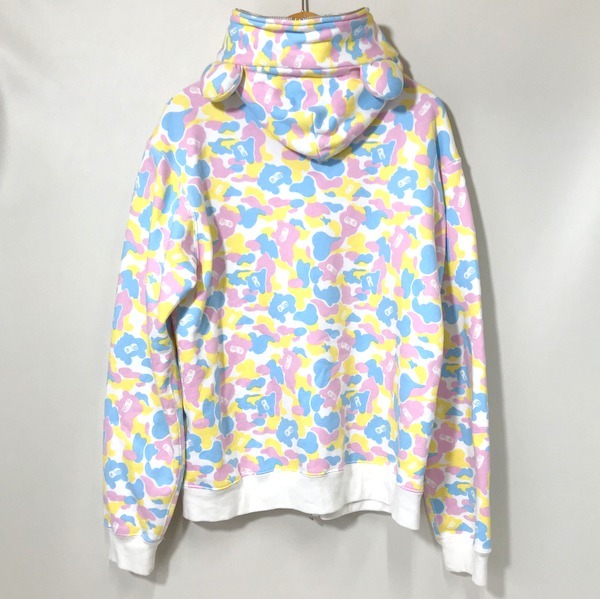 josewong ABCD ZIP UP CANDY フーディー ジップアップ パーカー メンズ Lサイズ マルチカラー系 アベイジング エイプ トップス B2841◆_画像2