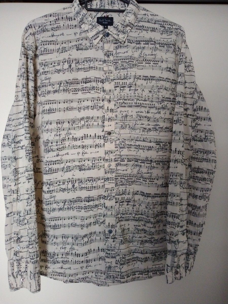 Paul Smith JEANS  “Musical-Score” Entire Printed Shirt (^^ゞ