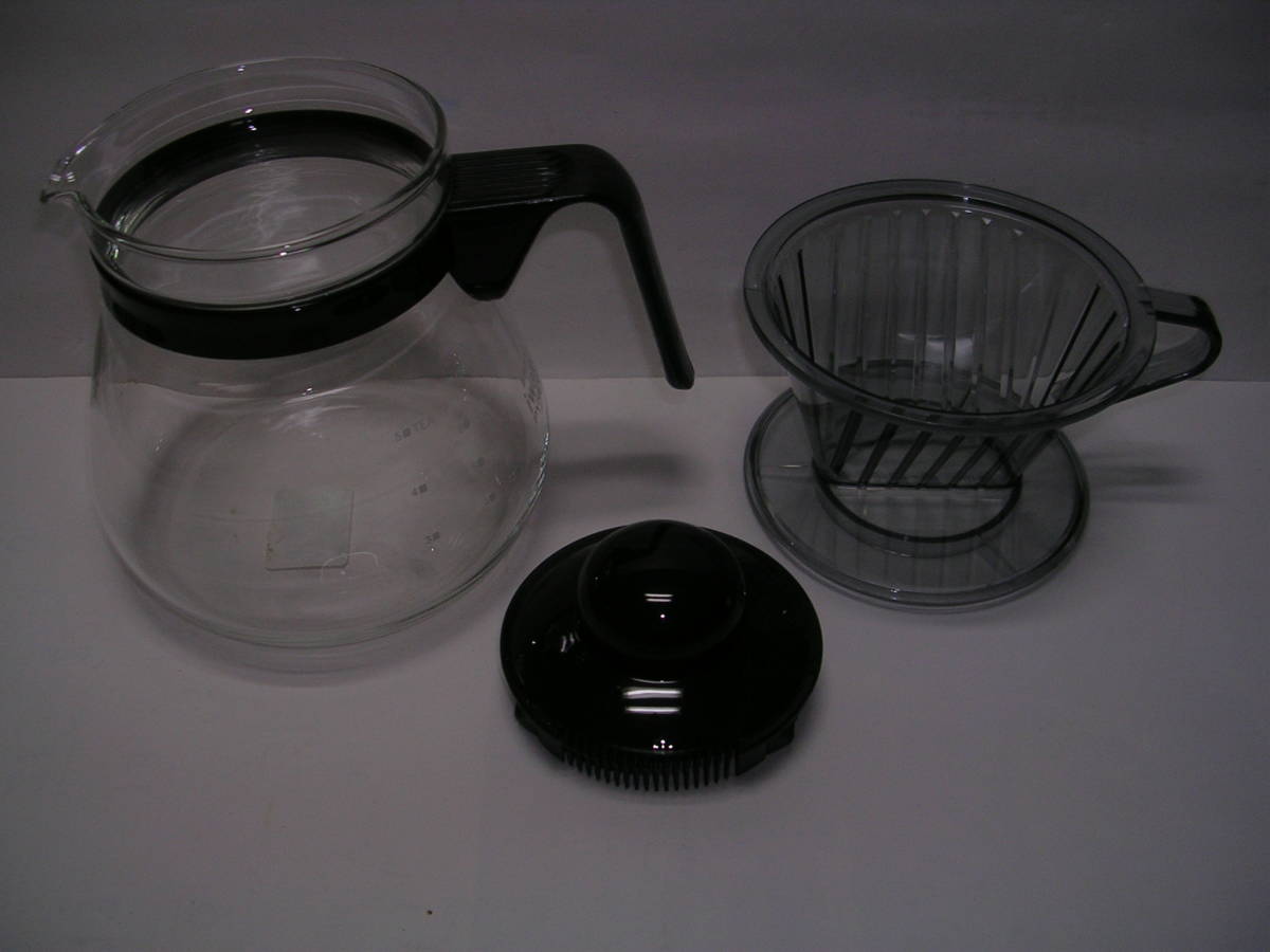 ◆◆ポット＆ドリッパー※【Pyrex パイレックス 7966C-BK1 電子レンジOK】未使用品！_画像2