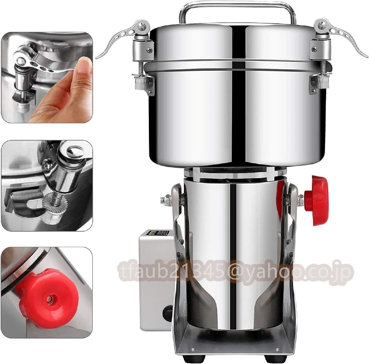 粉砕機 2500g3000Wハイパワー 35000rpm/min回転速度 30~300 粉砕機 2500g3000Wハイパワー 35000rpm/min回転速度 30~300