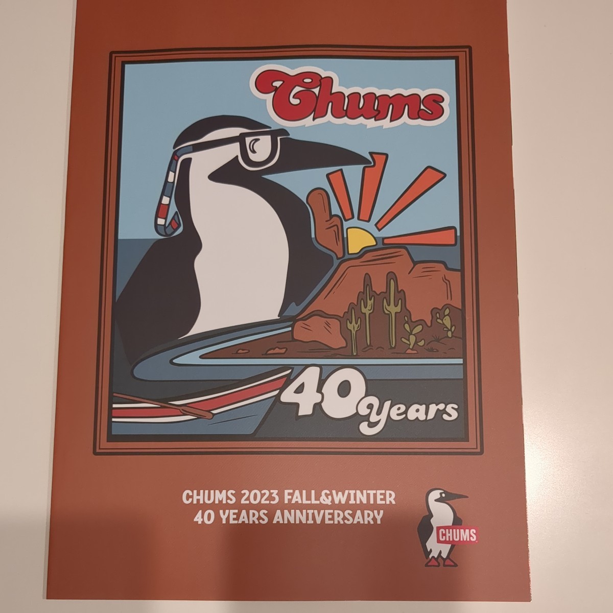 チャムス　CHUMS 2023　FALL&WINTER 40years Anniversary 春夏40周年カタログ　未使用　 匿名配送_画像1