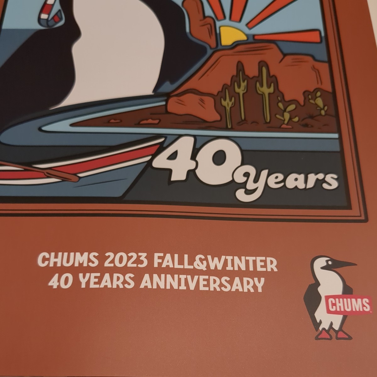 チャムス　CHUMS 2023　FALL&WINTER 40years Anniversary 春夏40周年カタログ　未使用　 匿名配送_画像2
