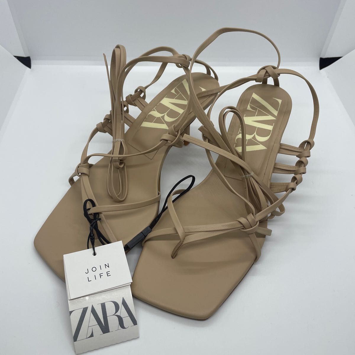 ZARA サンダル ミュール ヒール 紐 24㎝|Yahoo!フリマ(旧 ZARA サンダル ミュール ヒール 紐 24㎝|Yahoo!フリマ(旧