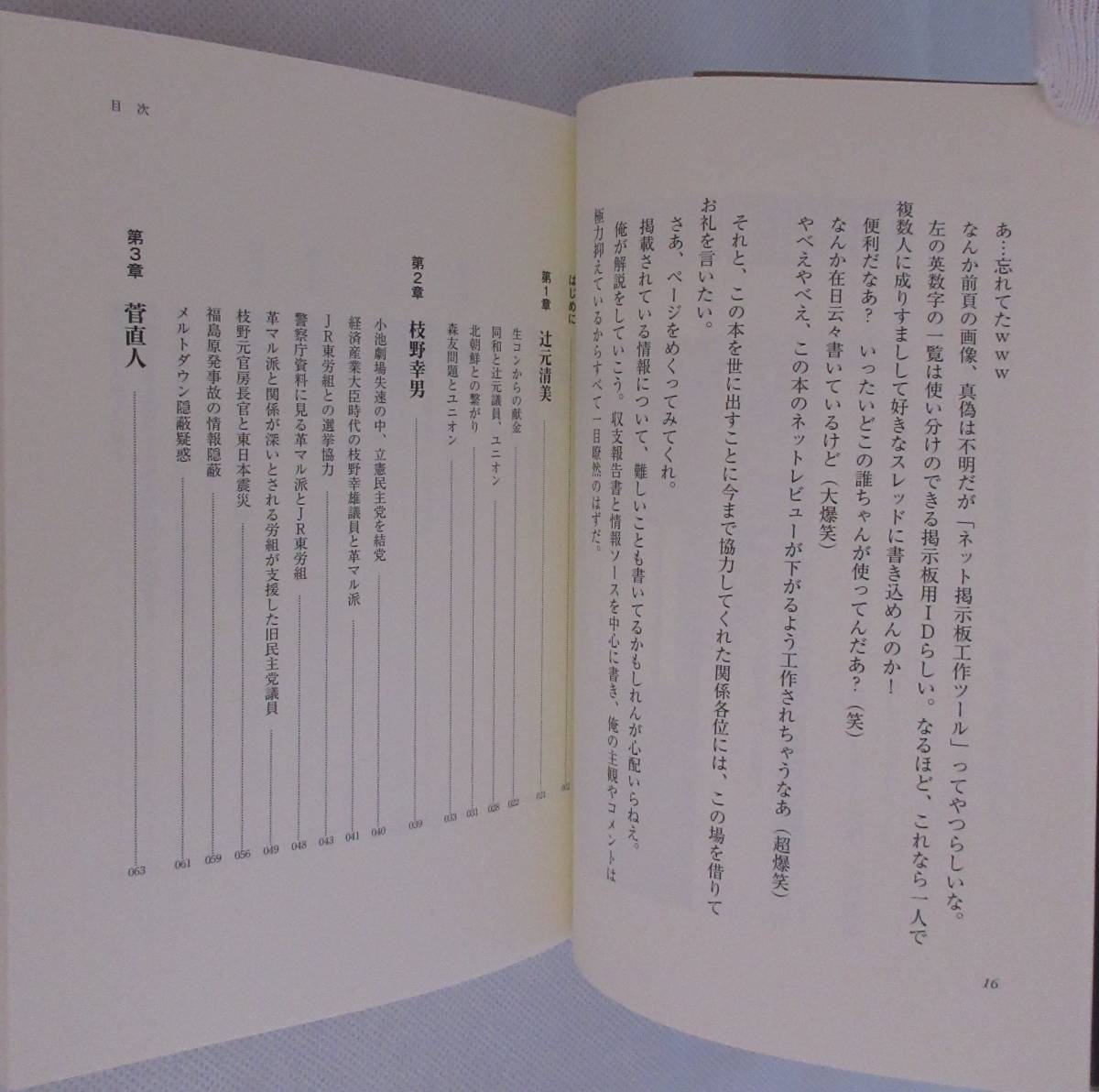 ★☆初版本◆売国議員　カミカゼじゃあのwww（著）　辻元清美/枝野幸男/菅直人/玉木雄一郎/福島みずほ/蓮舫/前原誠司/岡田克也◆青林堂☆★_画像7