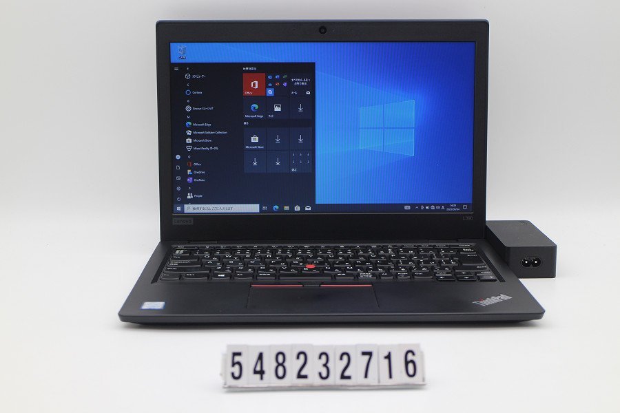 Lenovo ThinkPad L390 Core i5 8265U 1.6GHz/16GB/256GB(SSD)/13.3W/FWXGA(1366x768)/Win10 ひび割れ 【548232716】