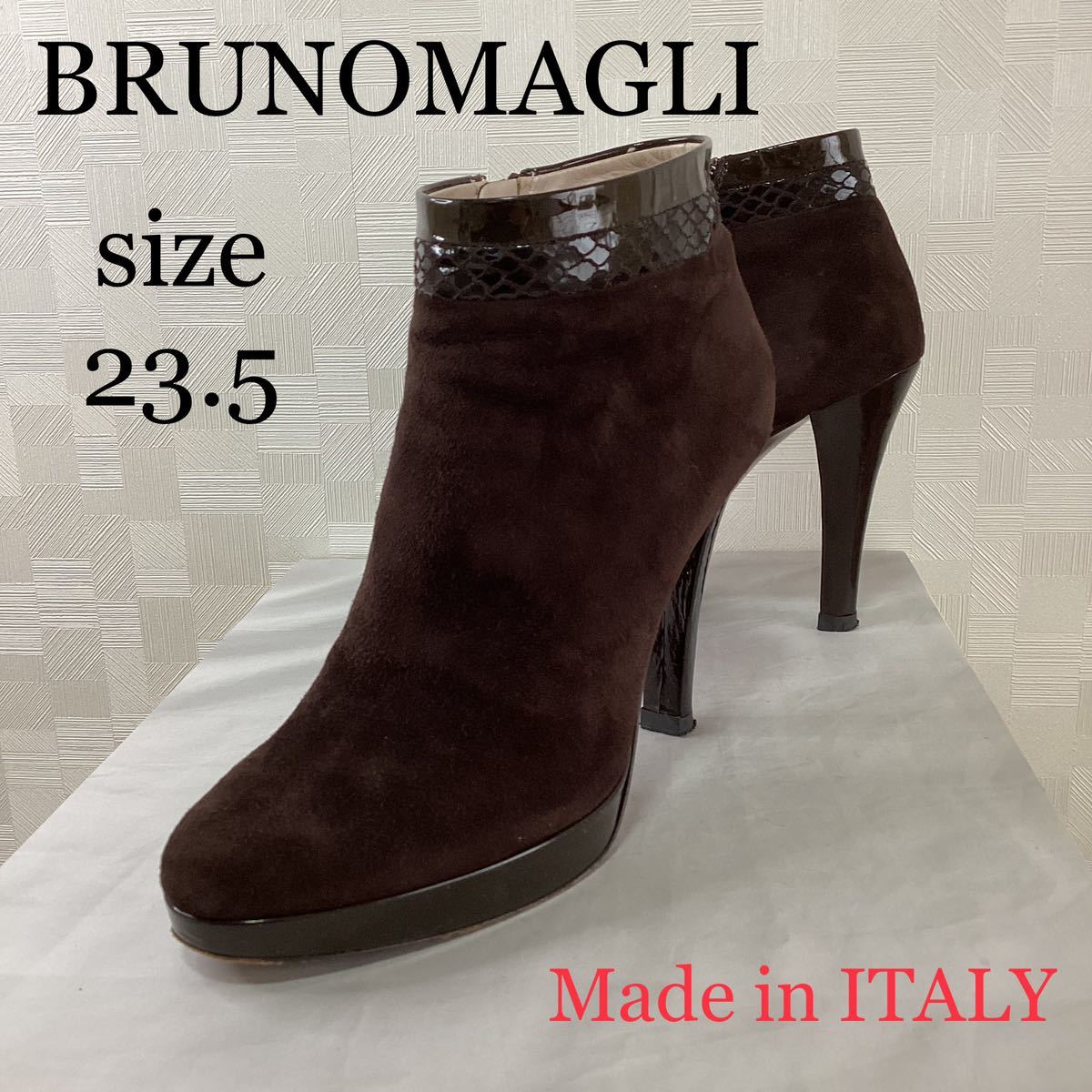 美品 イタリア製 BRUNOMAGLI ブルーノマリ ブーツ｜PayPayフリマ