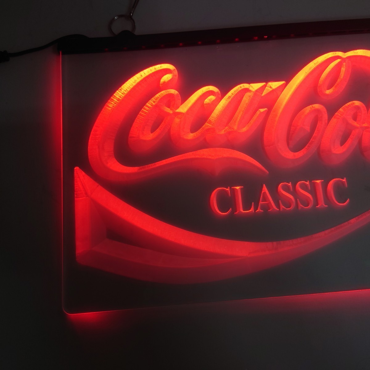 No.NE94R 送料無料 コカ・コーラ LED ネオン 看板 coca-cola ランプ ライト 照明 インテリア ディスプレイ 雑貨 店舗_画像3