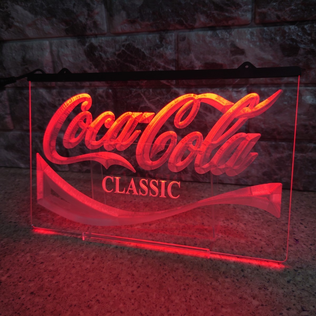 No.NE94R 送料無料 コカ・コーラ LED ネオン 看板 coca-cola ランプ ライト 照明 インテリア ディスプレイ 雑貨 店舗_画像1