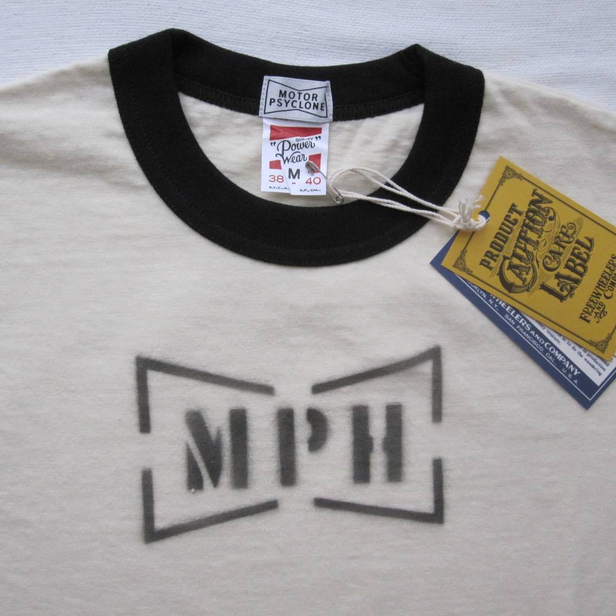 ☆新品 フリーホイーラーズ Tシャツ "MOTOR PSYCLONE GARAGE" (38) ＜MOTOR CULTURE SERIES＞ / FREEWHEELERS 