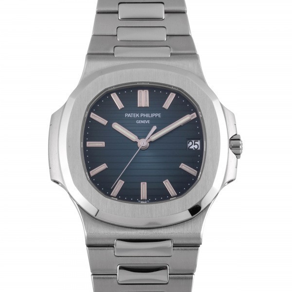  Patek * Philip PATEK PHILIPPE Nautilus 5711/1A-010 black * blue face used wristwatch men's 