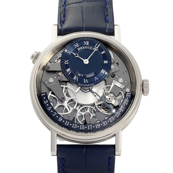  Breguet Breguet tiger tishon7597BB/GY/9WU silver face new goods wristwatch men's 