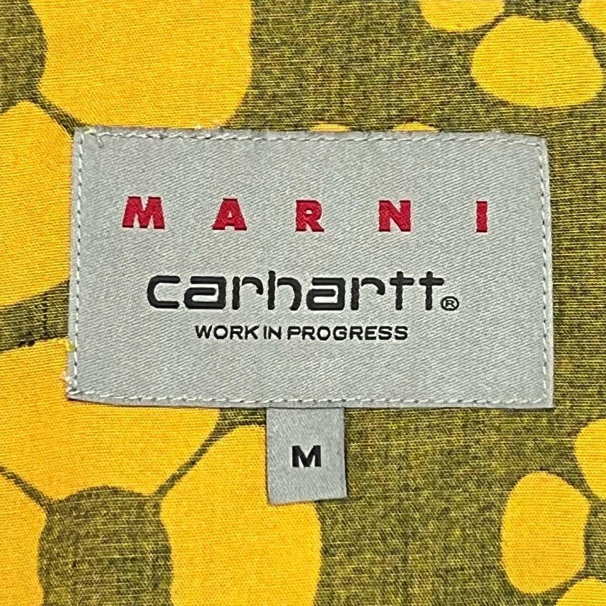 MARNI マルニ　x Carhartt Graphic S/S Shirt イエローブラック サイズ:M_画像7