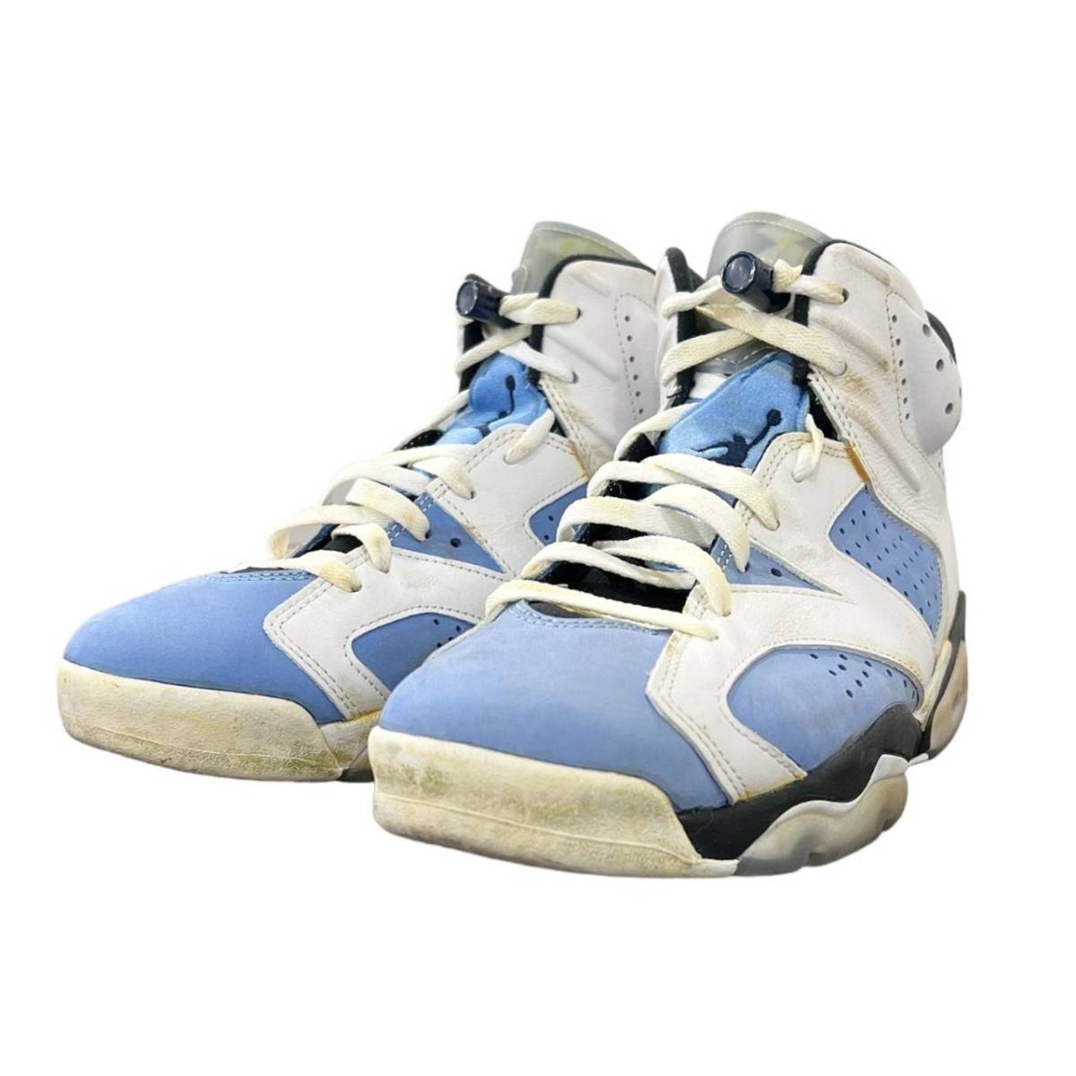 【スニフェス2024-1スタ祭り】NIKE ナイキ　AIR JORDAN 6 UNC VINTAGE CUSTOM ホワイトブルー サイズ:27cm_画像2