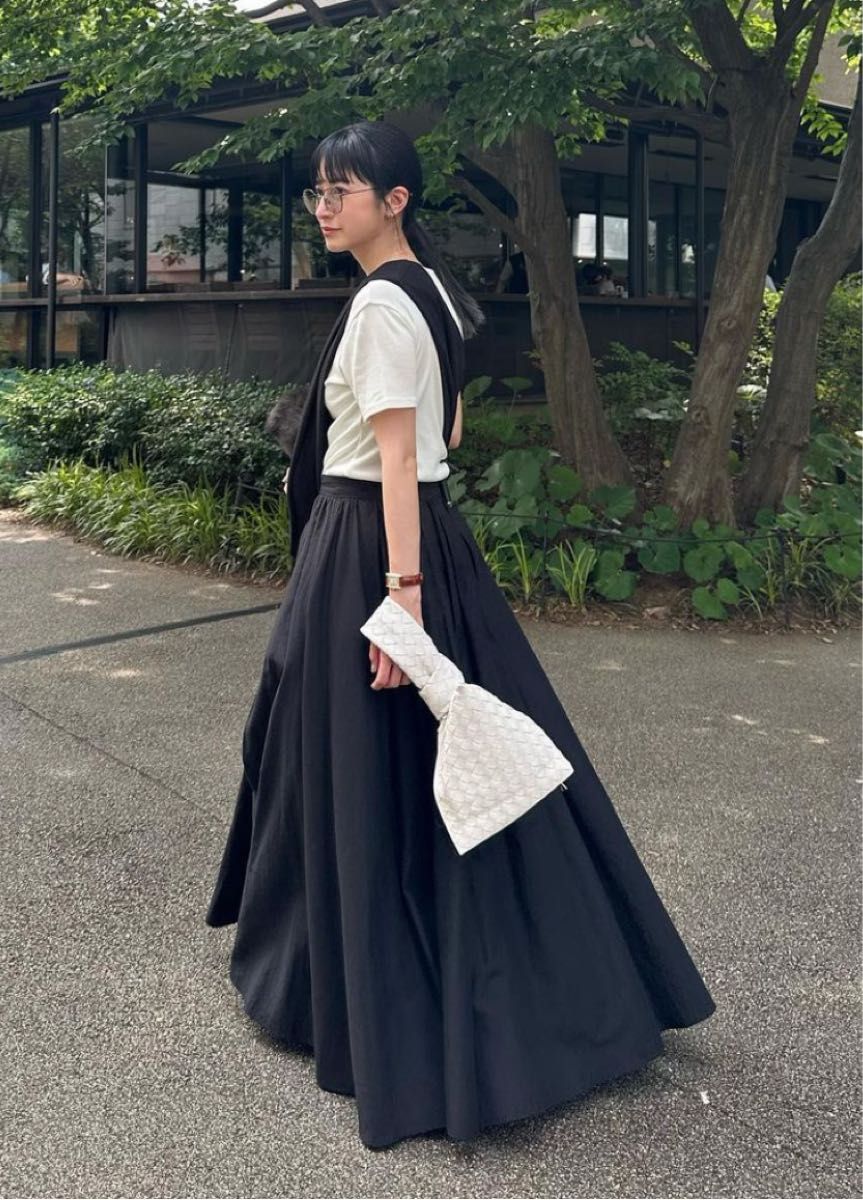 VOLUME MAXI SKIRT ボリューム マキシスカート　CLANE クラネ