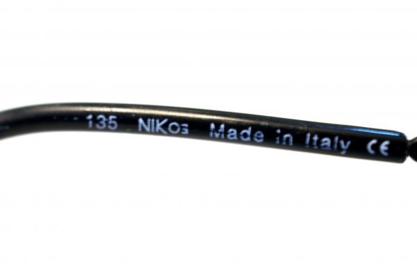 ○新品同様 イタリア製 ニックゼロスリー NIK03 メガネ NIK435 伊達眼鏡 Z0076_画像7
