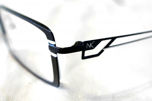 ○新品同様 イタリア製 ニックゼロスリー NIK03 メガネ NIK435 伊達眼鏡 Z0076_画像3