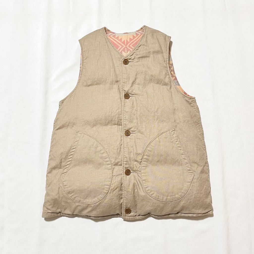 visvim KORA DOWN VEST 2 ヴィンテージブランケット使用 ダウンベスト mud IRIS ict JOURNEYMAN JUMBO liner jkt THORSON JKT CRASH CMYK_画像6