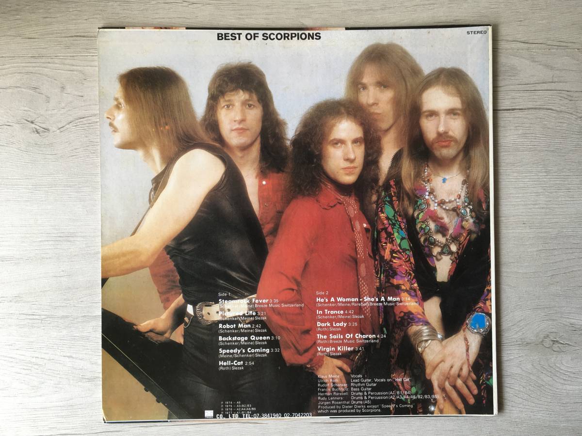 SCORPIONS BEST OF 台湾盤