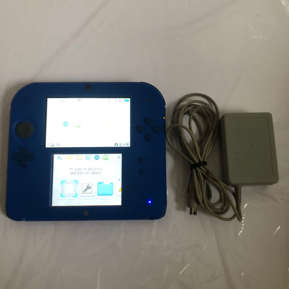 ニンテンドー2DS ブルー 本体 純正ACアダプタ付き 任天堂 3DS