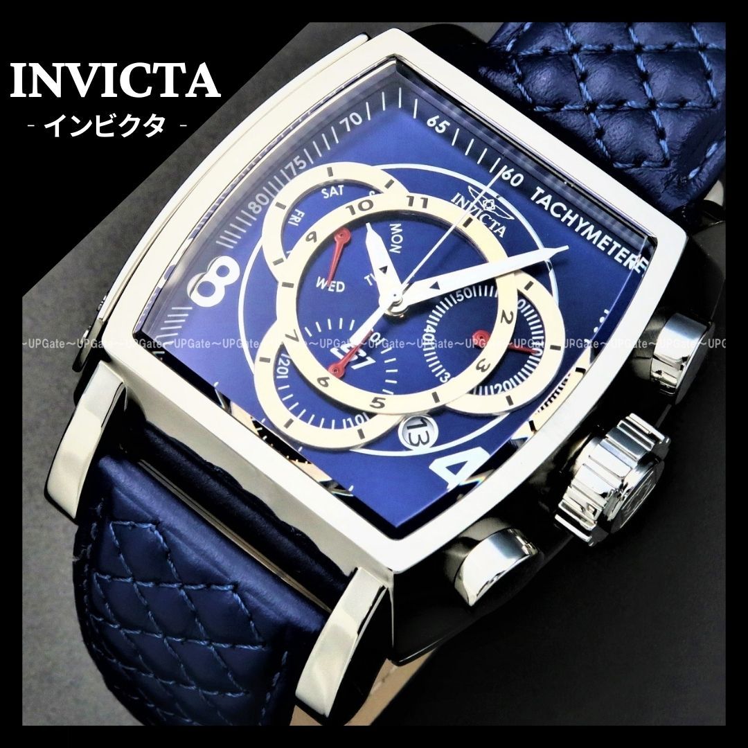 数量は多】 スポーティーデザイン☆ブルー INVICTA 27921 インビクタ