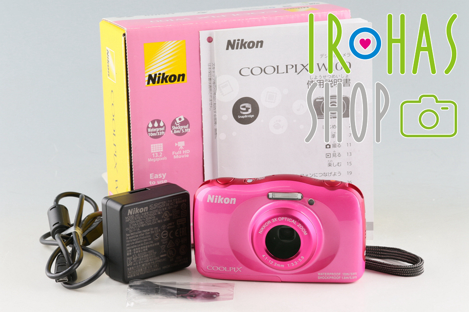 日本最大の Nikon Coolpix #49161L4 Box With Camera Digital W100