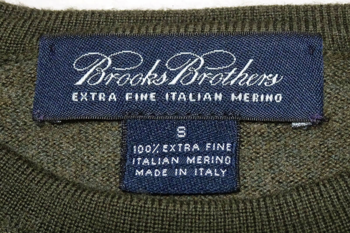 BROOKS BROTHERS（ブルックスブラザーズ）/ウール100%/切替え/メリノウールセーター/S_画像4