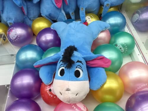  Winnie The Pooh Eeyore .... Giga jumbo soft toy all 1 kind 50cm BIG postage 510 jpy b