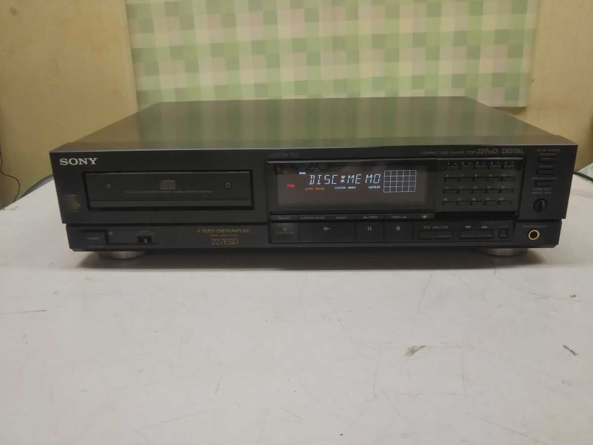 最旬ダウン ソニー SONY CDP-227ESD 難あり、欠品あり PLAYER｜CD