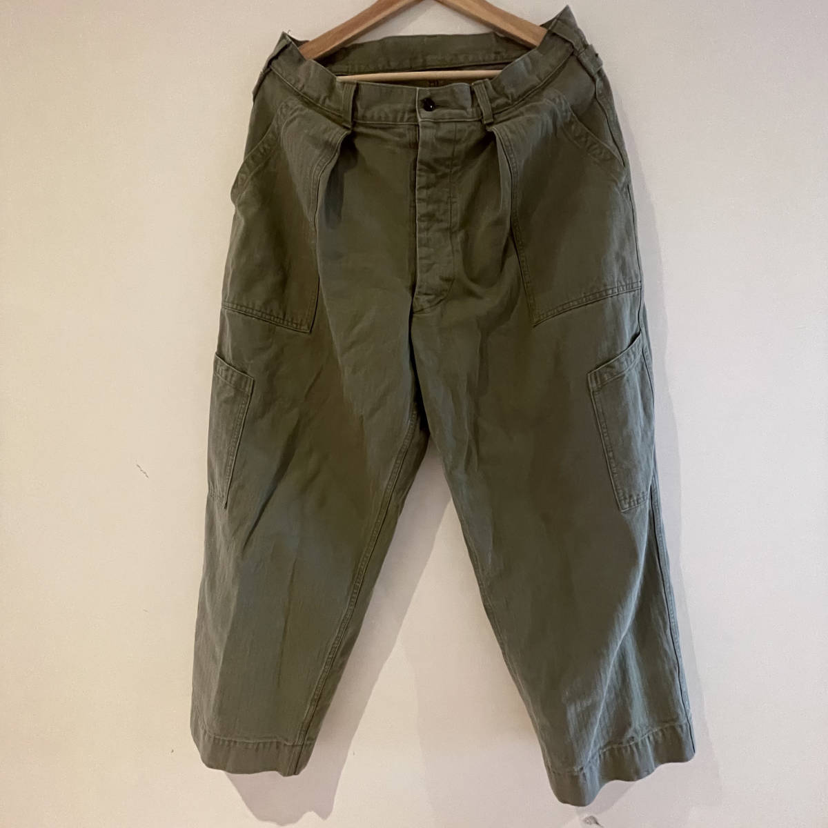 ギフ_包装】 A.PRESSE USAF アプレッセ パンツ Bottoms Hemmed Lサイズ