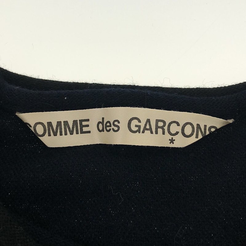 COMME des GARCONS / コムデギャルソン | 1990s～ レイヤード ダブル ウールニットカーディガン | ー | ブラック/ネイビー | レディース_画像6