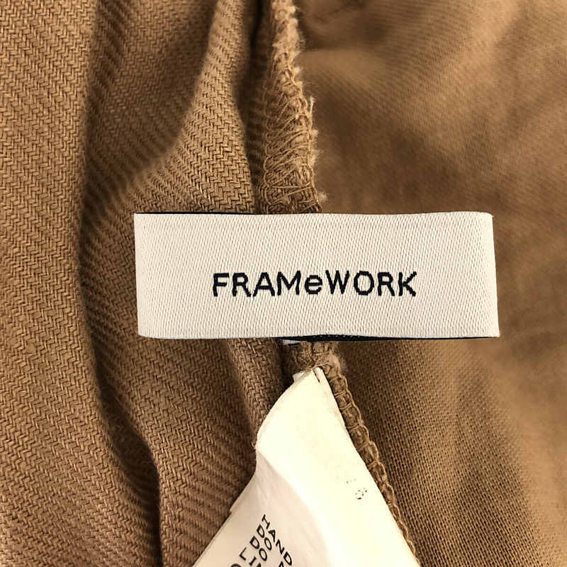 Framework / フレームワーク | 2020SS | リネンツイルセミワイドパンツ | 38 | ベージュ | レディース_画像5