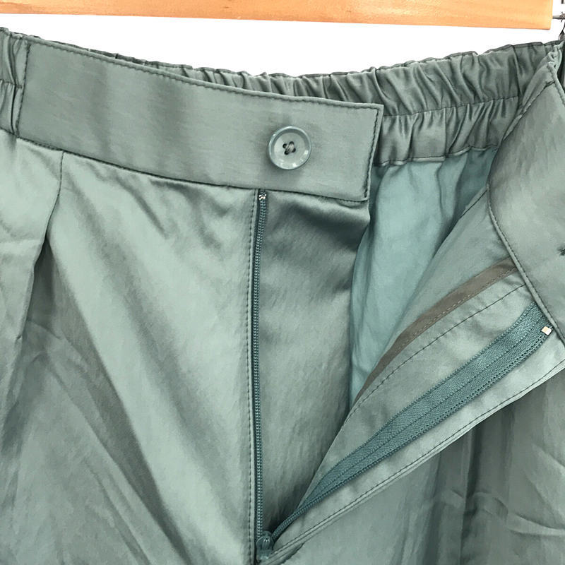 [ новый товар ] Tomorrowland MACPHEE / Tomorrowland McAfee |sia- атлас легкий распорка брюки | 34 | бирюзовый оттенок голубого 