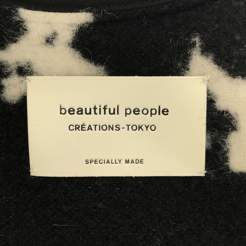 【美品】 beautiful people / ビューティフルピープル | 2021AW collection look model / ウール オーバーガウンコート | M_画像6