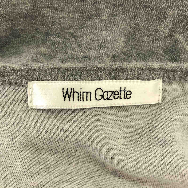 Whim Gazette / ウィムガゼット | 2021SS | パイルバックシャンワンピース | F | グレー | レディース_画像7