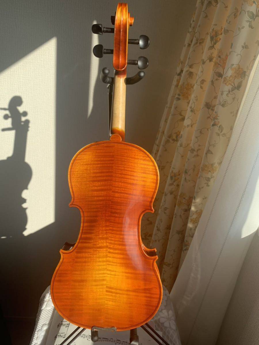 【美品】Ferenc Barta 4/4バイオリン ハンガリー製 虎杢 4/4バイオリン ハンガリー製 Ferenc Barta 虎杢 - 弦楽器送料