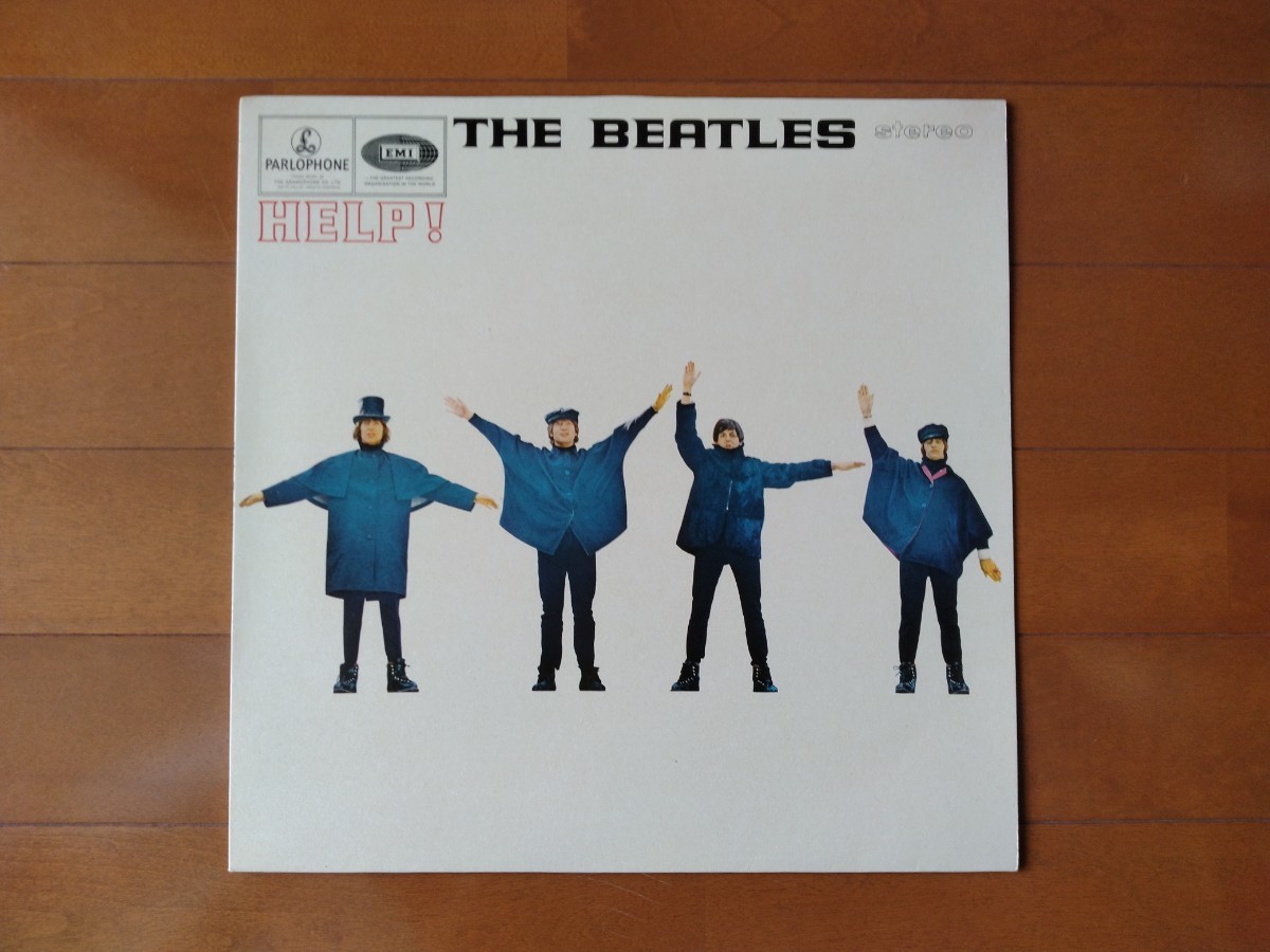 THE BEATLES / HELP! LPレコード UK盤 シルバーPARLOPHONEラベル 2EMI 両面HTM刻印有り 規格番号PCS3071_画像1