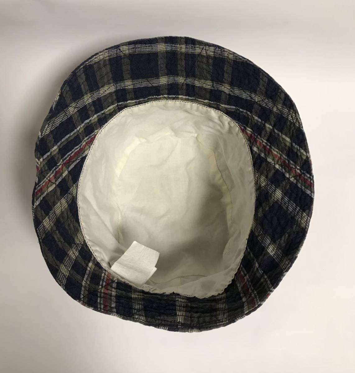 Engineered Garments エンジニアド ガーメンツ ハット キャップ CAP 帽子 チェック アメリカ製 MADE IN USA_画像4