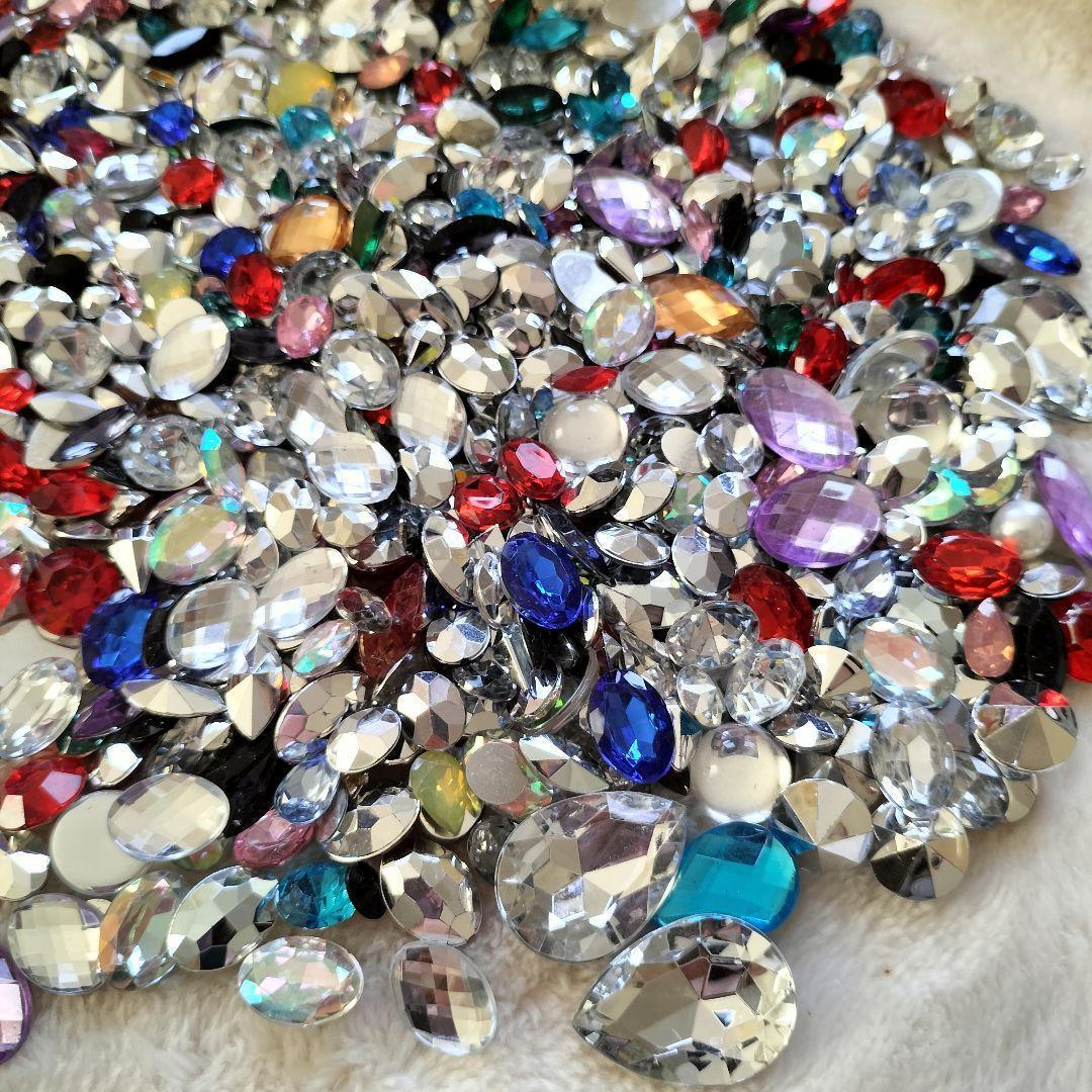  deco parts nails Kirakira ma- Kiss diamond decoration parts emerald ruby sapphire color stone parts gem rhinestone 