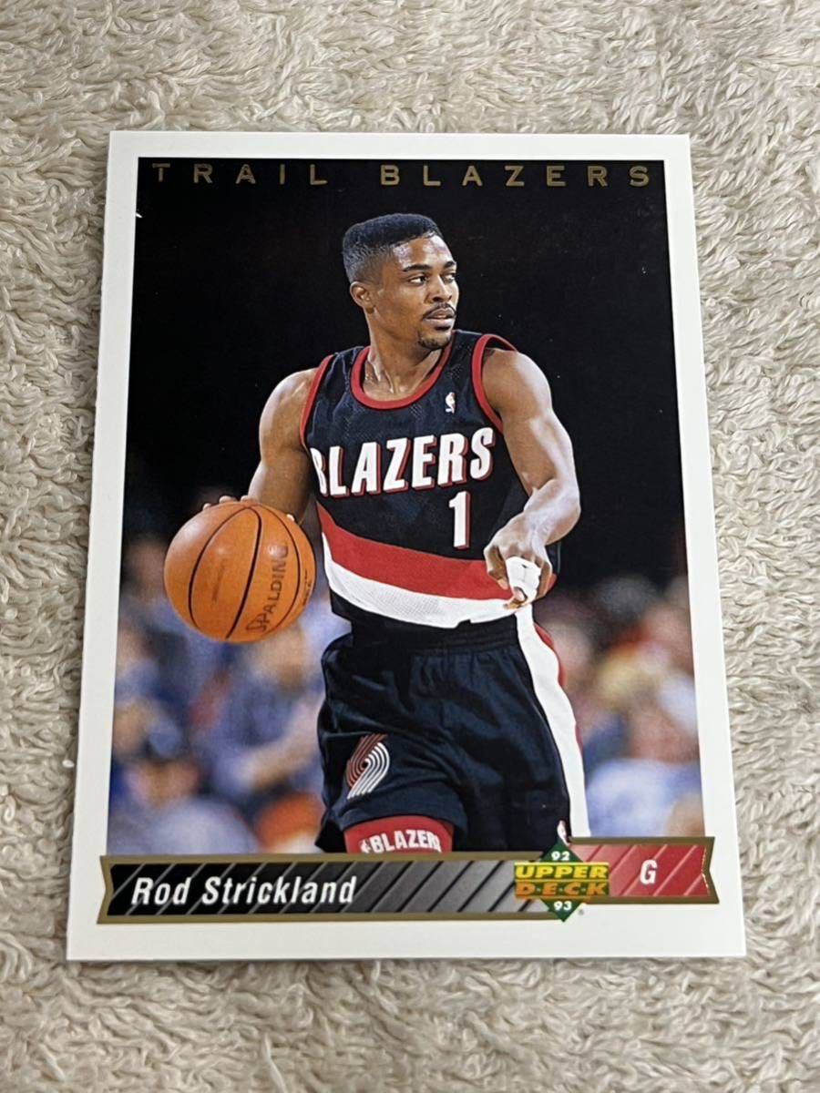 Rod Strickland 1992 Upper Deck Portland Trailblazers_画像1