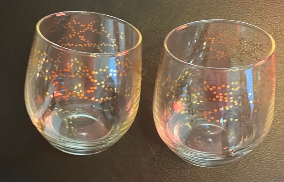 メゾンドリーファー　ガラス　グラス　コップ　2個セット