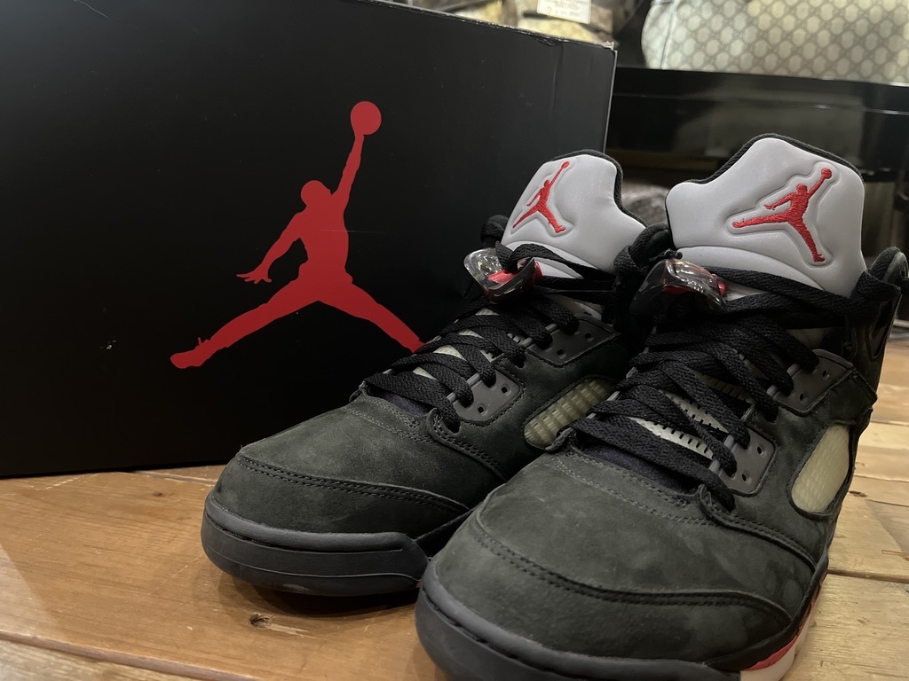 NIKE / ナイキ AIR JORDAN 5 RETRO GTX エアージョーダン5 ゴアテックス 27cm DR0092-001 箱あり ウィメンズ 黒 USED_画像1