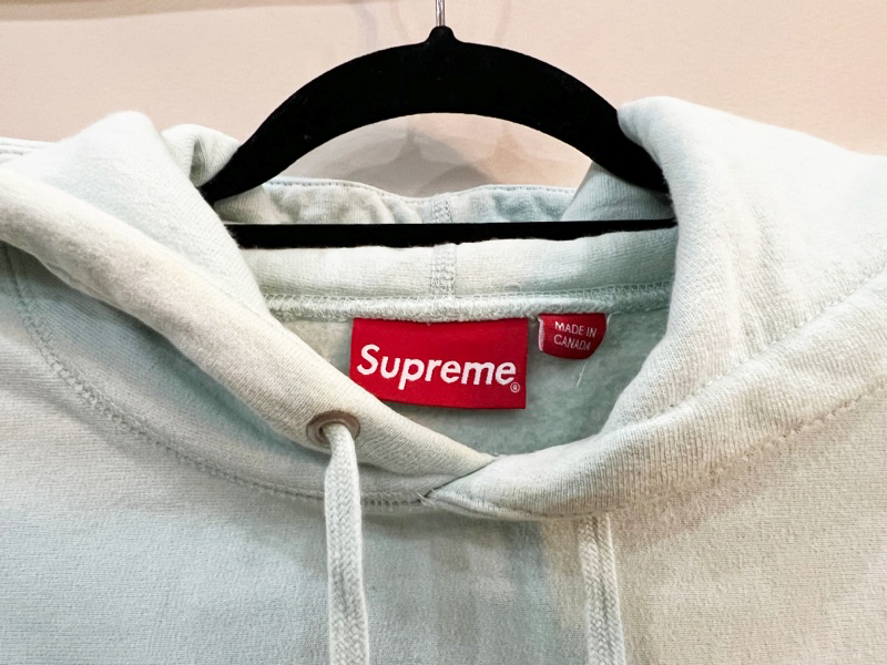 2017AW Supreme/シュプリーム Box Logo Hooded Sweatshirt ボックスロゴ フーディー パーカー スウェット アイスブルー メンズLサイズ