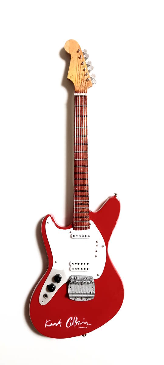 CURT COBAIN модель 25 cm миниатюра гитара красный. Mini музыкальные инструменты 