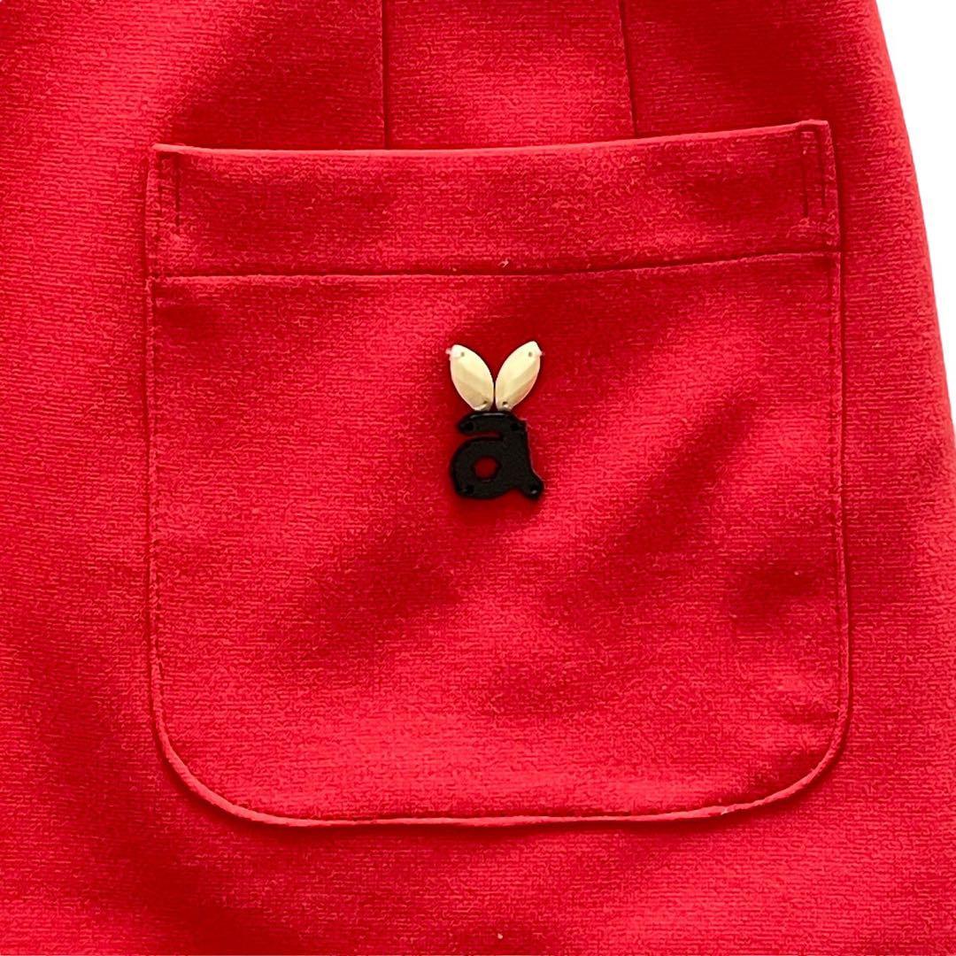 archivio アルチビオ　スカート　ゴルフウェア　サイズ40　赤　ロゴ