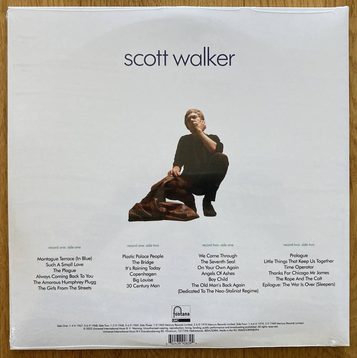 ◆SCOTT WALKER/スコット・ウォーカー◆EU盤2LP/BOY CHILD/2022 RECORD STORE DAY/WHITE VINYL//EX:WALKER BROTHERS_画像3