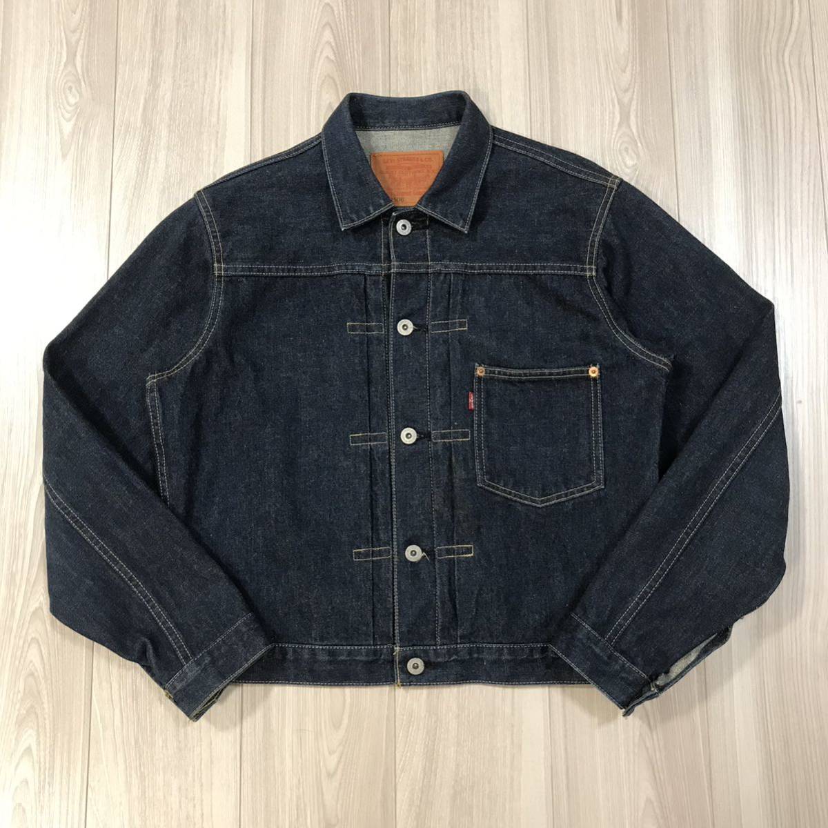 levis 70506XX 1st 38 506XX JAPAN BIG E 日本製 大戦 モデル デニム ジャケット ファースト 復刻 レプリカ  ビンテージ トラッカー ビッグE