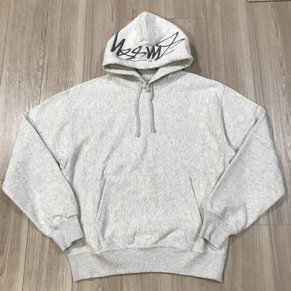 STUSSY BACK HOOD APPLIQUE HOODIE деталь большой флис тренировочный Parker f-ti- гладкий stock Logo вышивка футболка 